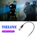 3.5mm TRS Male to XLR Male Cable for Wireless Microphone Receiver Camcorder