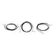 4 pcs Stereo 6.35mm to 6.35mm 1/4" Jack Camera Headphone Audio Cable