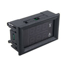 Dual LED Digital Voltmeter Ammeter Panel Amp Volt Gauge DC 0-100V 0-10A VRL