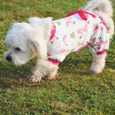 Dog Puppy Shirt Clothes Jumpsuit Pet Apparel Cat Pajamas Costume Pink S