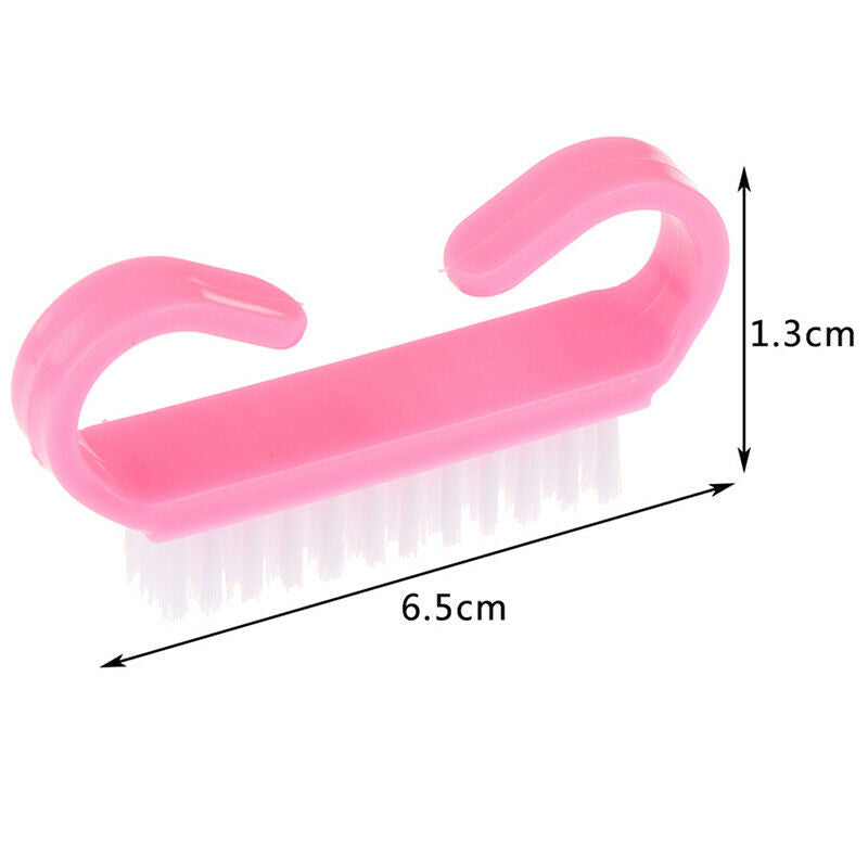 10Pcs Nail Cleaning Clean Brush File Manicure Pedicure Remove Dust Clear To Nw