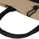 Linen Luxury Handbag Large Capacity Female Casual Shoulder Bag Ladies Daily B4C9