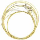 Replacement 6 Pcs A406 Steel Strings Set for Acoustic Guitar J1G9