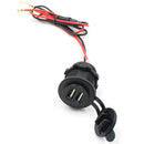 12V Dual USB Car Lighter Socket Splitter Charger Plug Adapter Power