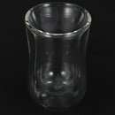 80Ml European Double Coffee Mug Heat-Resistant Double Glass Cappuccino Cup MZ8I4