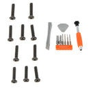 Repair Full Pry Screwdriver Tools Kit + 10 Screw Set for Nintendo Switch Joy Con