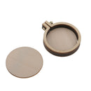 Mini Round Wooden Embroidery Hoop Cross Stitch Hoop Sewing Supplies 34mm