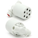Automatic Water Level Control Valve Tower Tank Floating Ball Valve White 1Pc