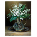 Lily Vase 5D Diamond DIY Painting Kit Home Decor Craft 30 X 40cm