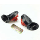 2 Pieces Double Sound Schneckenhorn Electric Air Horn For 12V Motorcycle Car