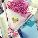 500Pcs/Roll Thank you Stickers Wedding Flower Baking Handmade Adhesive Labels~