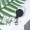 Back Clip Anti-lost Rope Burglar Retractable Keyring Keychains for Camping