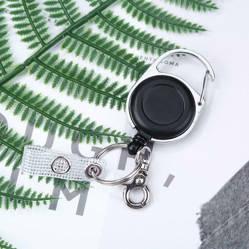 Back Clip Anti-lost Rope Burglar Retractable Keyring Keychains for Camping