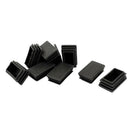 Plastic, rectangular, with cover end Pipe plug 50 mm x 30 mm, 10 pieces
