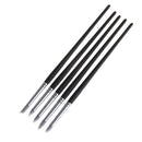 5pcs Dental Adhesive Composite Cement Porcelain Teeth Silicone Brush Pen Tool M&