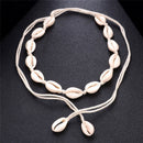 Stylish Beach Bohemian Sea Shell Pendant Chain Choker Necklace Women Jewelry  Z