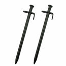2pcs Camping Tent Pegs Nail Outdoor Beach Camping Pegs Stakes Ground Nails 20cmK