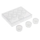12 Grids Jewelry Beads Sewing Pills Storage Containers Cr Plastic Box Jar