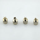 4PCS Metal Slotted Head Valve Stem Caps With Core Remover Tool Motorcyle Car