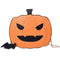 Cartoon Cute Pumpkin PU Leather Women Chain Shoulder Crossbody Bag (Yellow) SN9F