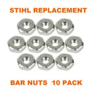 10x M8 Chainsaw Guide Bar Nuts For Stihl 0000-955-0801 024 026 029 044 046 MS360