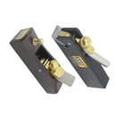 2Pcs Mini Flat Plane Bottom Edged DIY Woodworking Wood Hand Planer Tool