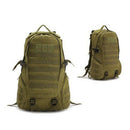 35L outdoor backpack camping hiking mountaineering bag Mud color