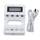 4 Slots LCD Plug Battery Batteries Charger For DC 5V 2A AA/AAA Rechargeable 2018