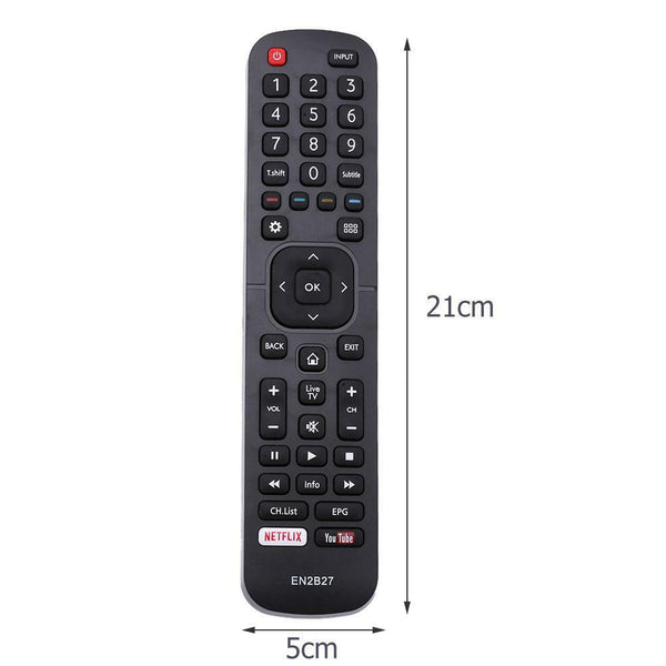 Universal EN2B27 Smart Remote Control Replacement for Hisense 32K3110W 40K3110PW