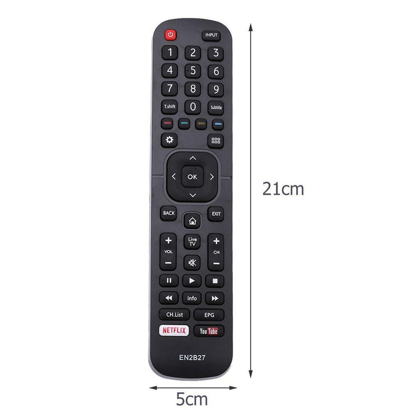 Universal EN2B27 Smart Remote Control Replacement for Hisense 32K3110W 40K3110PW