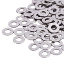 M2.5x6mmx0.5mm Stainless Steel Round Flat Washer for Bolt Screw 100Pcs M9P4