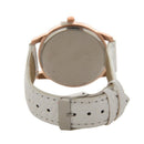 Women Lady Girl Union Jack Uk British Flag White Leather Quartz Watch WAA21