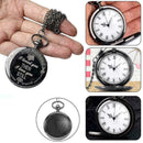 Men Anniversary Birthday Gift Pocket Watch Necklace Husband Gift from Wife T2D7