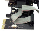 RS232 Black with Drive Disc Expansion Card High Speed Add on WCH382L 9 Pin  X5T8