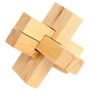 Kongming Luban Lock Kids Wooden Chinese Traditional Puzzle Child Brain Game
