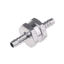 3Pcs 6mm 1/4 inch Chorme Aluminum Fuel Non Return One Way Check Valve Petro