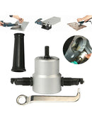 Double-Head Sheet Metal Nibbler Saw Cutter Cutting Tools Power Drill Attachment