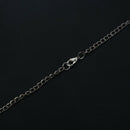 Punk Black Dangle Spike Rivet Tassels Multilayer Chain Necklace R4V3