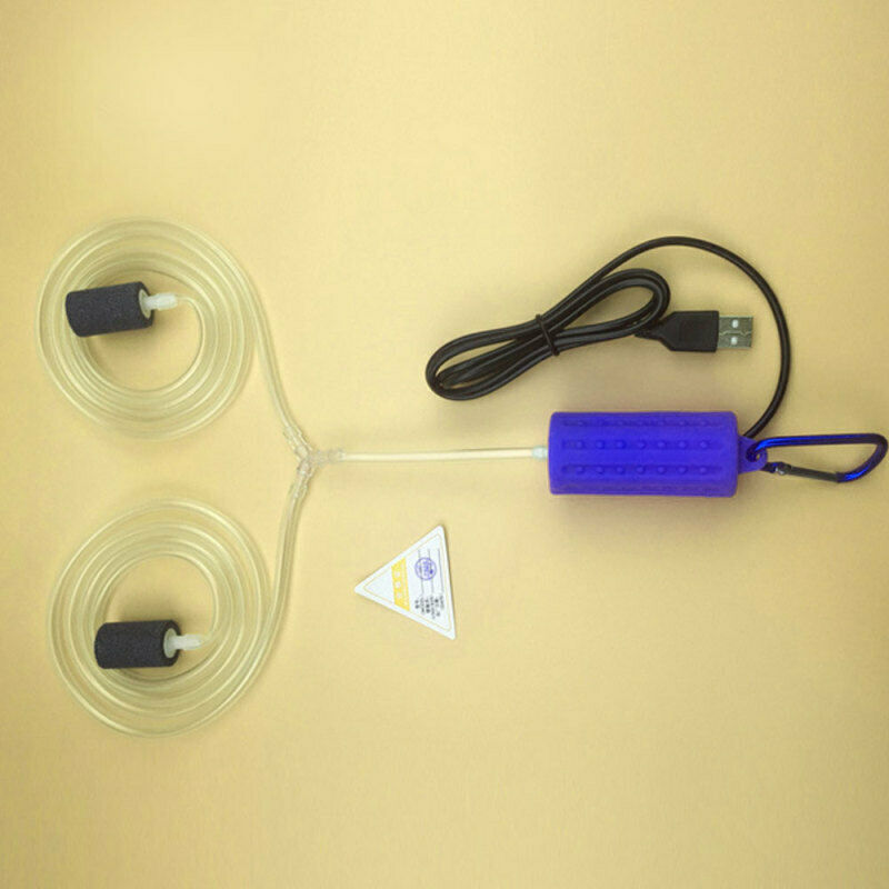 Mini USB Ultra-Silent Aquarium Air Pump Fish Tank Increasing Oxygen Pump  KNA