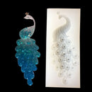 Peacock Shape Silicone  For  Clay Fondant Cake Baking Tools UV Epoxy Handcra Kw