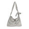 Casual Canvas Shoulder Bags Women Newspaper Print Zipper Crossbody Bags