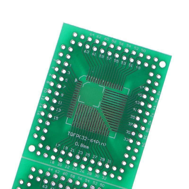 4X(30X Pcb Board Kit Smd To Dip Adapter Converter Fqfp32-100 Qfn48 Sop8 16 J6E8)