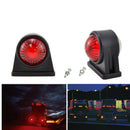 2Pcs 12V Rubber Outline Truck Trailer Lorry Caravan Side Marker Led Light C