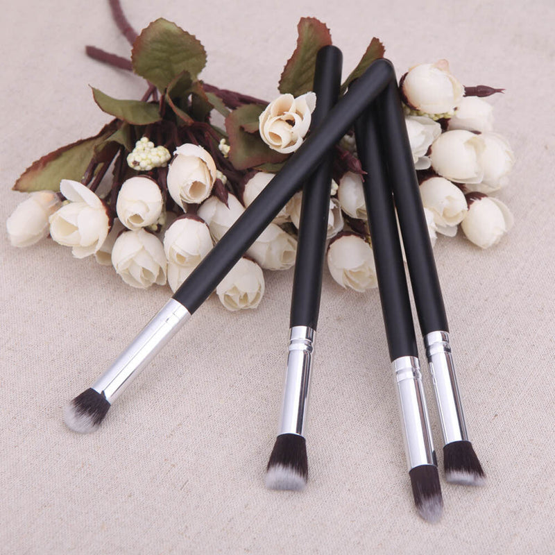 4Pcs Pro Eyeshadow Blending Powder Foundation Brush Set Cosmetic Makeup Tool