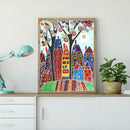 5D DIY Special Shaped Diamond Painting House Cross Stitch Mosaic Craft Kits