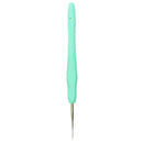 1Pcs Blue Aluminum Crochet Hook Knit Needle Sweater Knitting Tool 0.5mm
