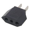 New EU Euro Europe to US USA Power Jack Wall Plug Converter Travel Adapter Us3C