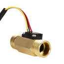 G1/2" Male Thread Water Flow Sensor Switch Flowmeter Fluid Meter 1-30L/min