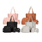 4packs 4-Piece Leather Handbag Top Handle Shoulder Bag Wallet Card Bag