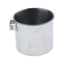Stainless Steel Food Water Cup Feeder Feeding Dish For Parrot Bird Parakeet